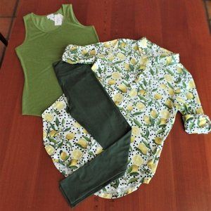 LULAROE! VALENTINA SHIRT, TANK TOP & OS-LEGGINGS